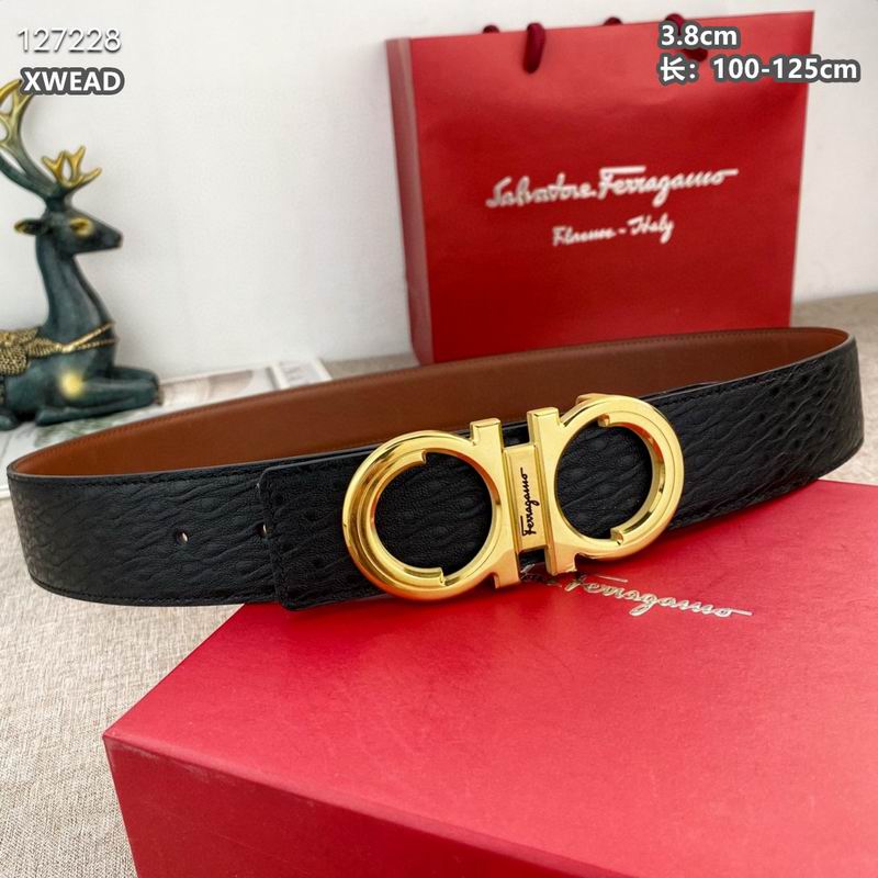 Ferragamo belt 38mmX100-125cm 8L20